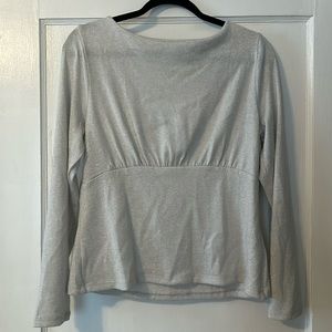 Banana Republic NWOT Sparkly Blouse Size L